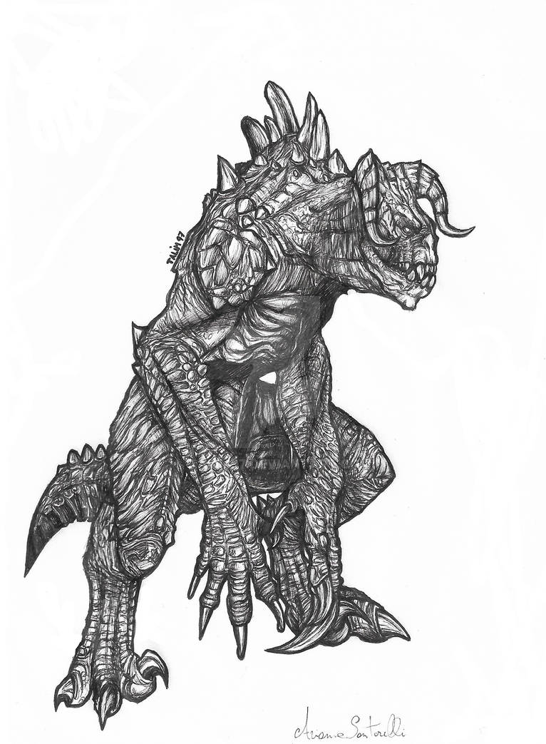 Deathclaw Ink Fallout By Talim97 On DeviantArt deathclaw-ink-fallout-by-talim97-on-deviantart