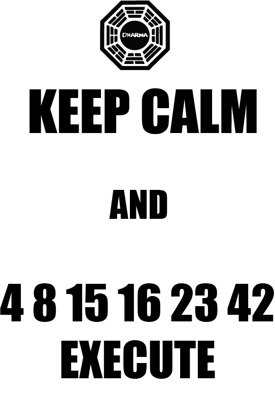 LOST Keep Calm Poster