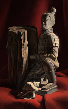 terracotta warrior still life