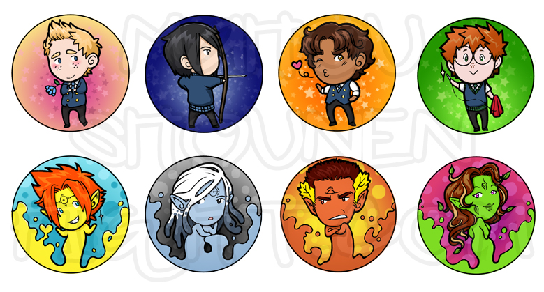 Shounen Fight Buttons