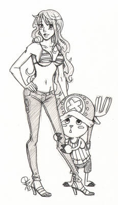 Nami and Chopper