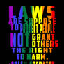 Laws are Suppose to...