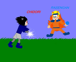 Naruto vs Sasuke Sonic Style