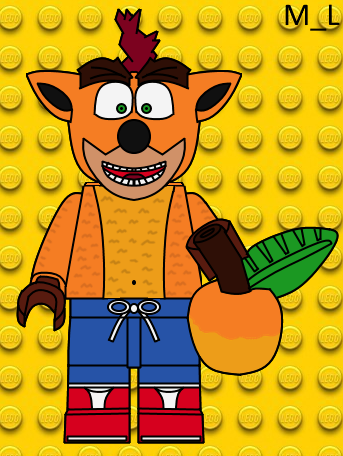 LEGO Crash Bandicoot Crash Bandicoot by MisterrLokii on DeviantArt