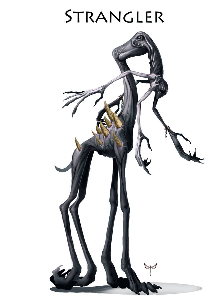 Deviantart Invisible Strangler Long Necked Strangler by A-FoxesDen on DeviantArt