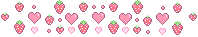 Cute little strawberries divider