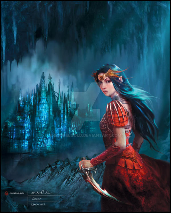 'Elbenthal-Saga' book cover illustration