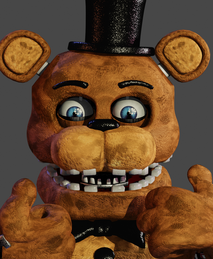 Corrigido Withered Freddy [Blender FNaF] por TRAWERT Papel de