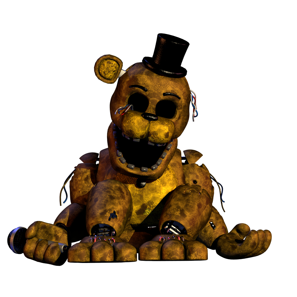 Withered Freddy practice render (Blender 2.79)