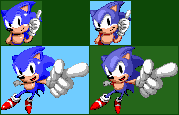 Teen Sonic in Sonic 1 Sprites by LuisToons12345 on DeviantArt