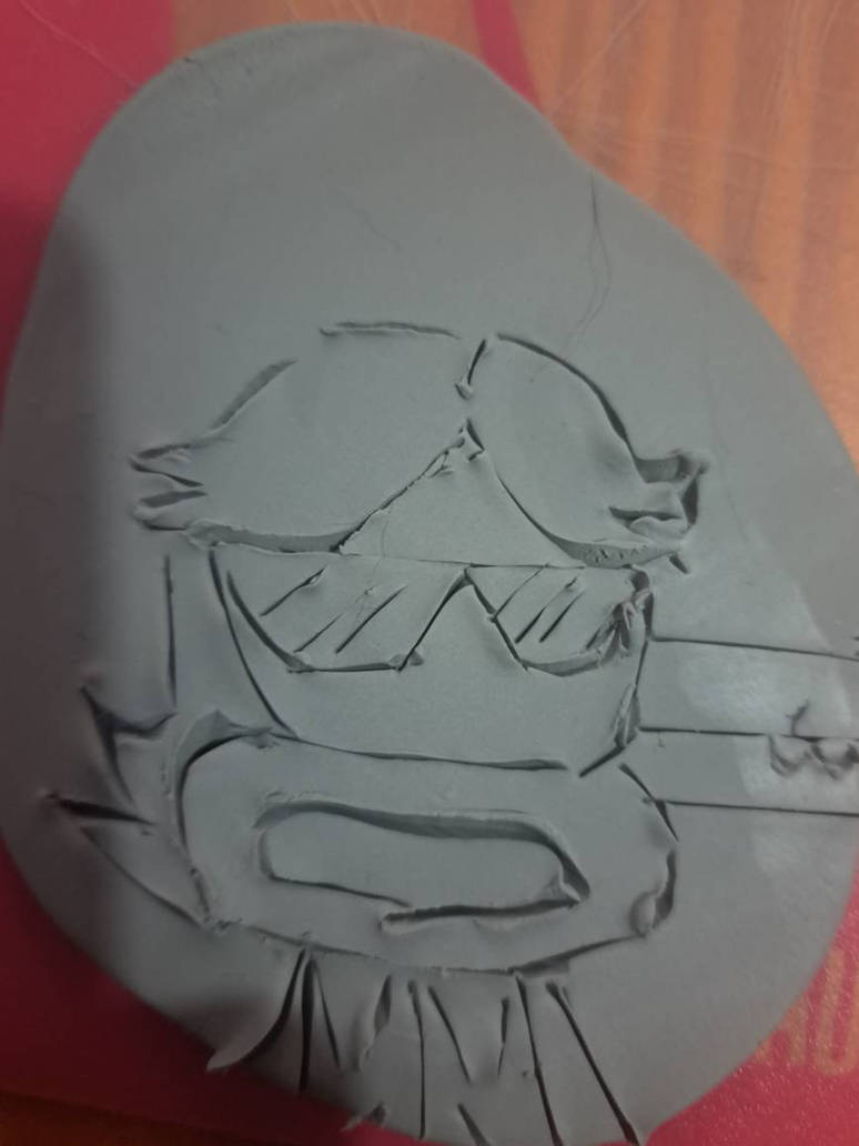 Scissors from RPS on Gray Clay by xaurora123 on DeviantArt