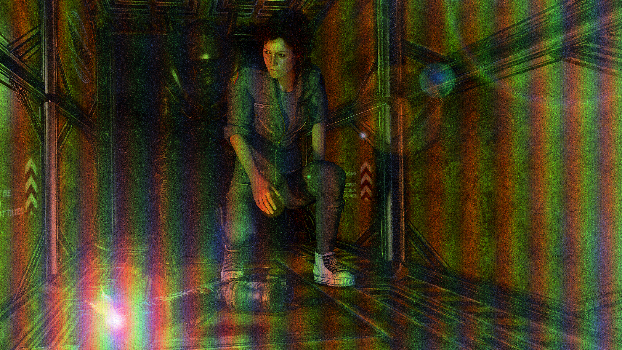 Alien Behind Ripley