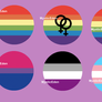 LGBTQ Pride Buttons