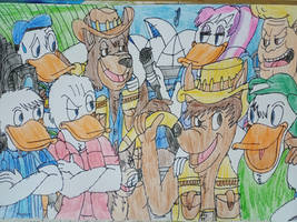 Quack Pack in Australia - Donald Duck and family