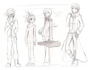 Character line up.