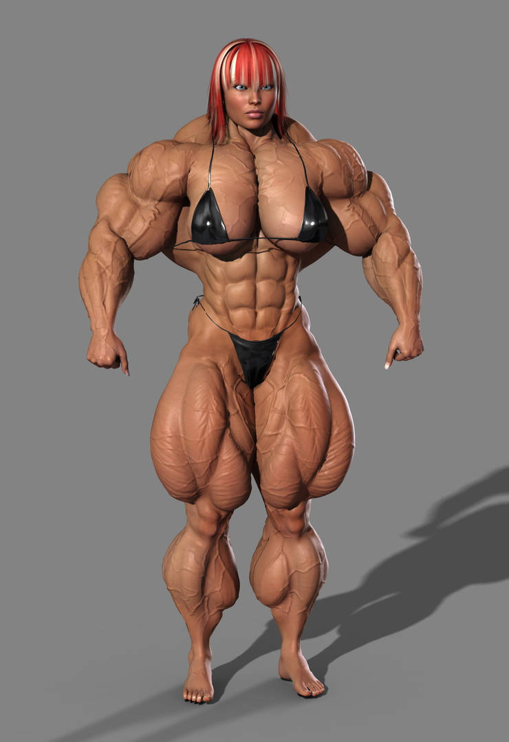 Bodybuilder Girl by Tigersan on DeviantArt.