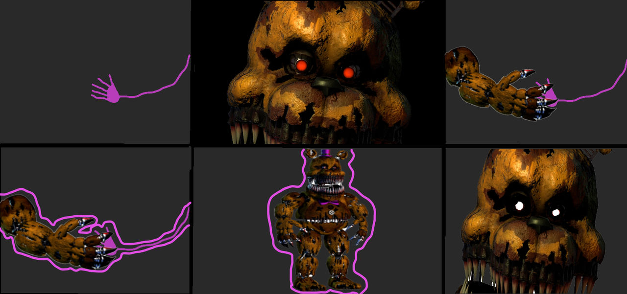 FNaF 4 but the Nightmare Animatronics don't scare you anymore