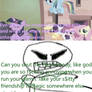 Zoom Terry tells Twilight Sparkle to shut up