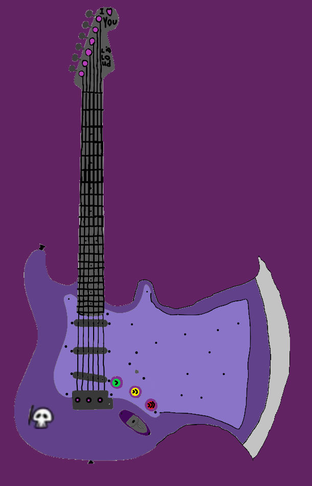 Ds Loud Rocker DS Luna Loud's Guitar rockin axe by GreenGreen11 on DeviantArt