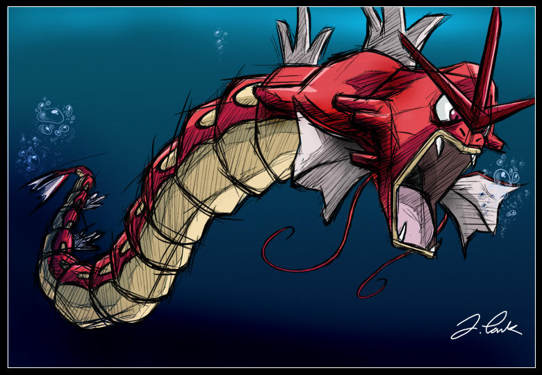 Red Gyarados by pokemon master on DeviantArt