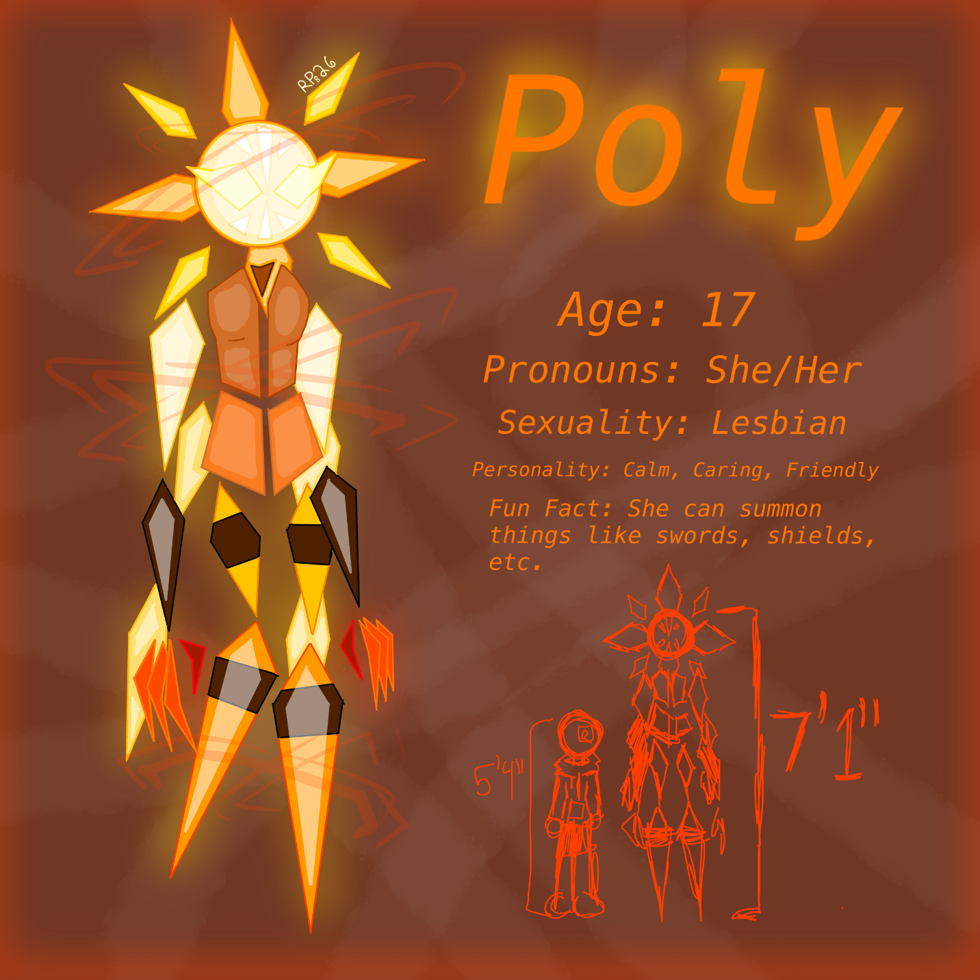 Poly (New OC) by RandomPersonHere826 on DeviantArt