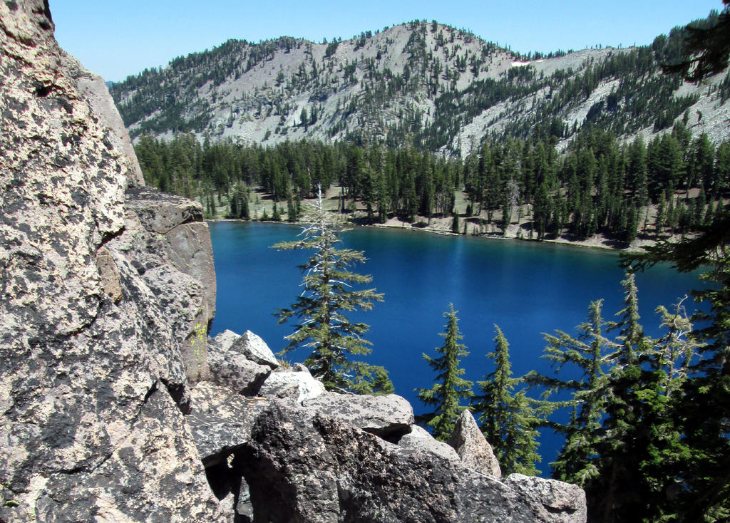 Shadow Lake in Lassen Volcanic NP