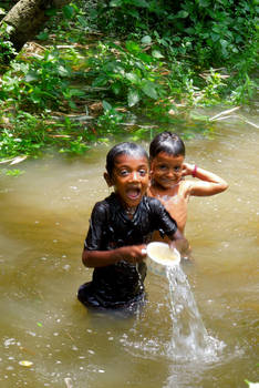 Fun in the flood water 2