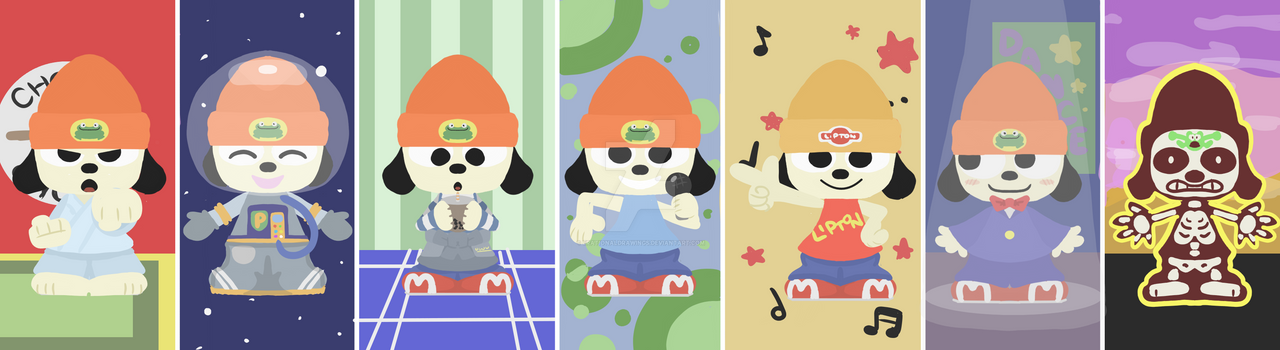 Parappa Pool Parappa's Costumes by erationaldrawings on DeviantArt