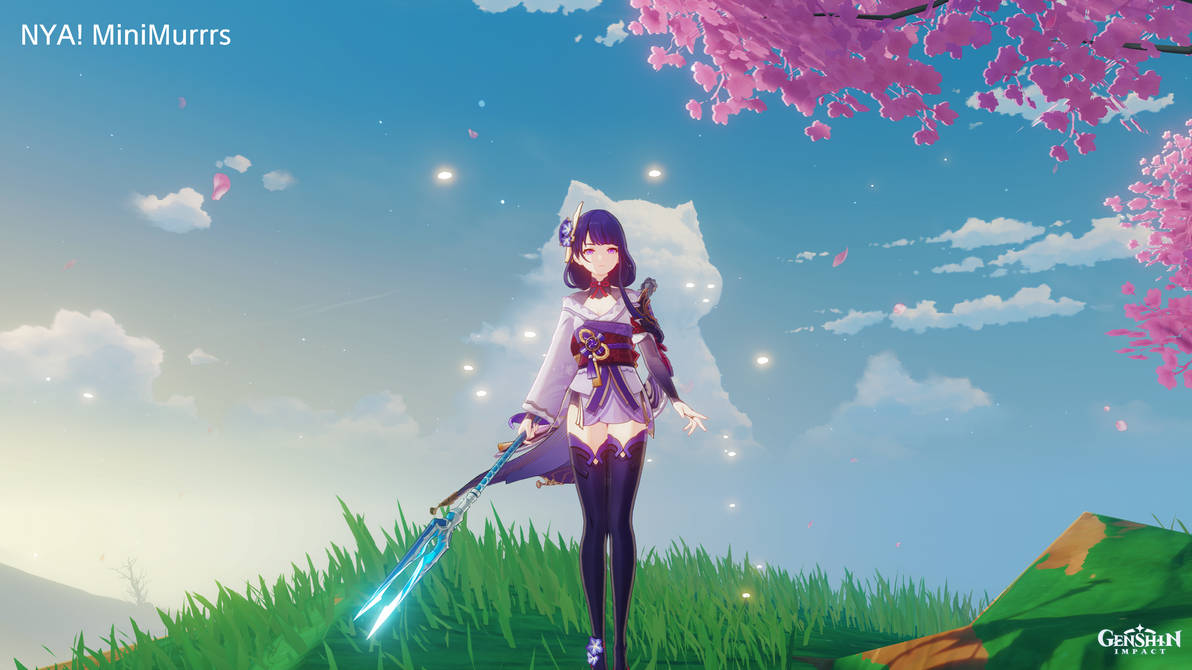 Raiden Shogun - The Magic Of Spring by ShibaHina on DeviantArt