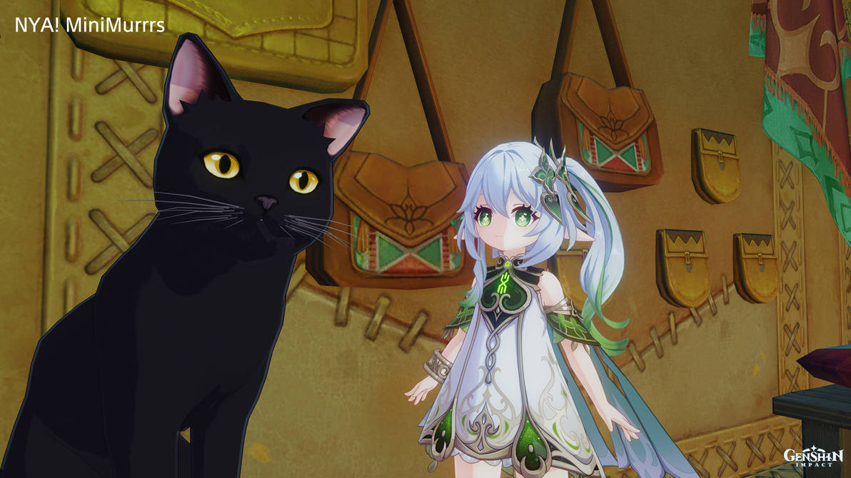 Nahida And The Kitty By ShibaHina On DeviantArt nahida-and-the-kitty-by-shibahina-on-deviantart
