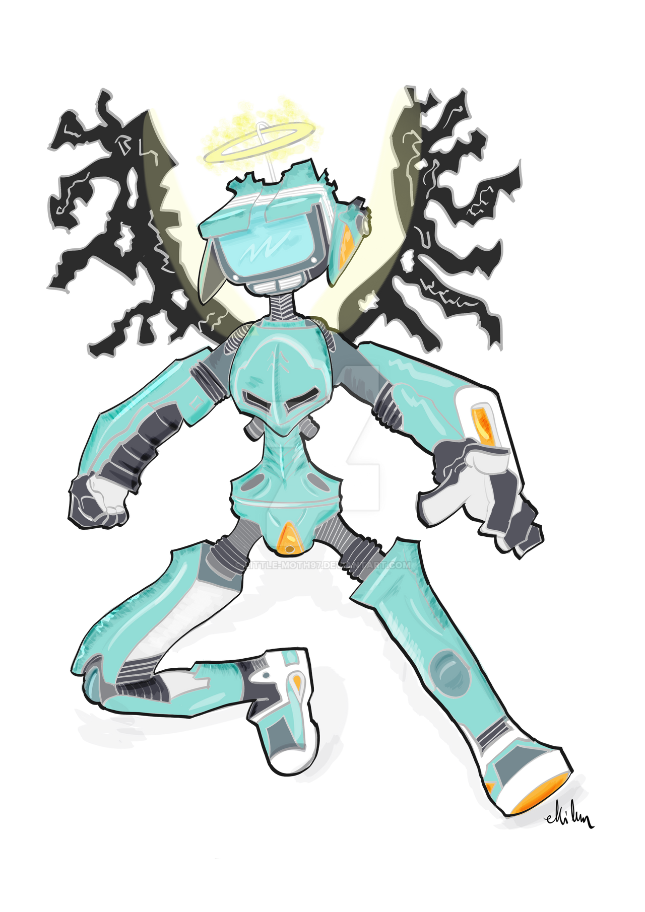 Flcl Fooly Cooly Robot By Little Moth97 On Deviantart Flcl Fooly Cooly Robot By Little Moth97 On Deviantart
