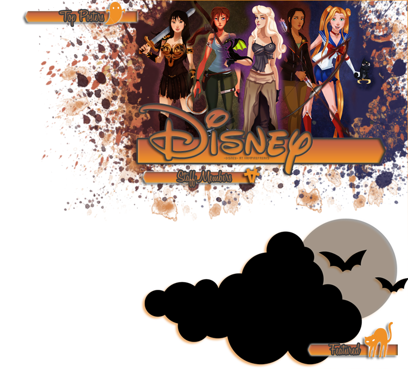 Disney Header Halloween by HoneyannEris on DeviantArt