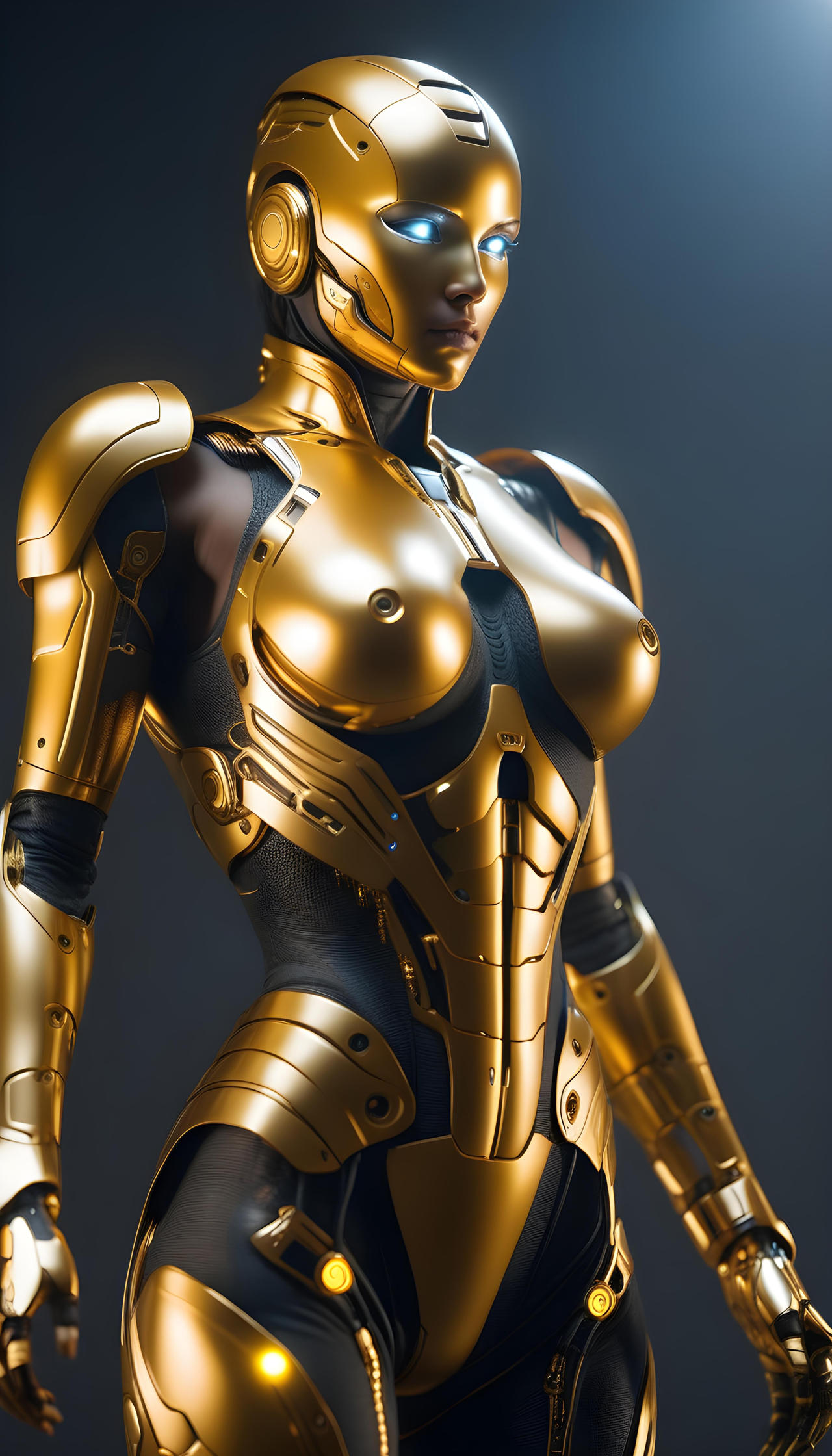 Tech Body Mods Golden-technobodies-090 by CyborgGallery on DeviantArt
