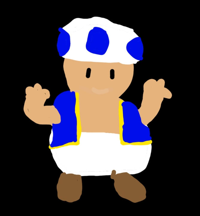 Blue toad by PsychicJan on DeviantArt