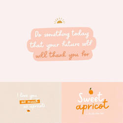 Sweet apricot | Handwritten Font