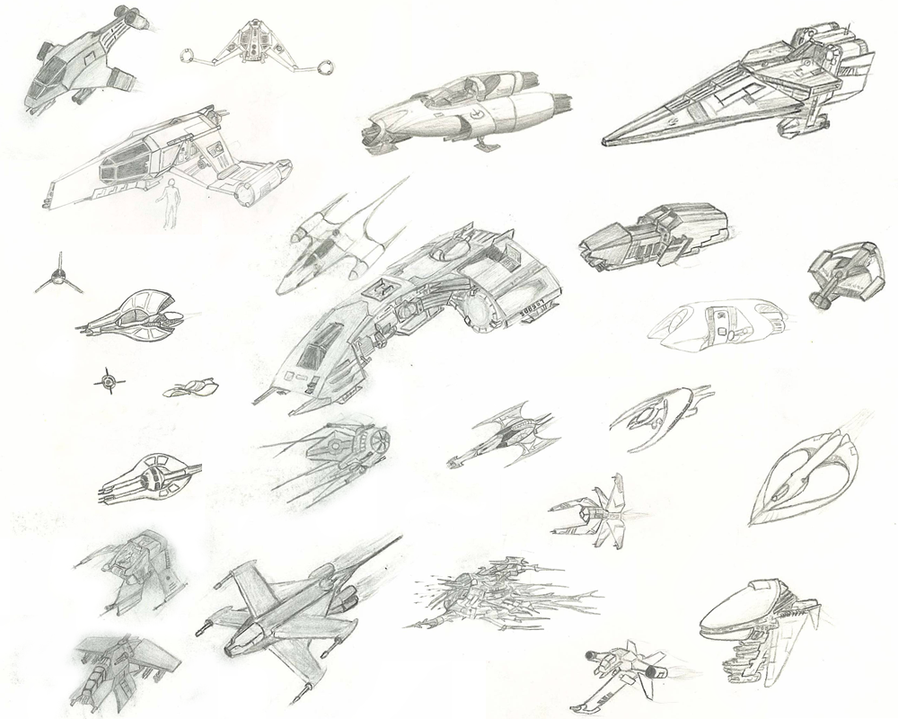 Sketchbook Spaceships 1