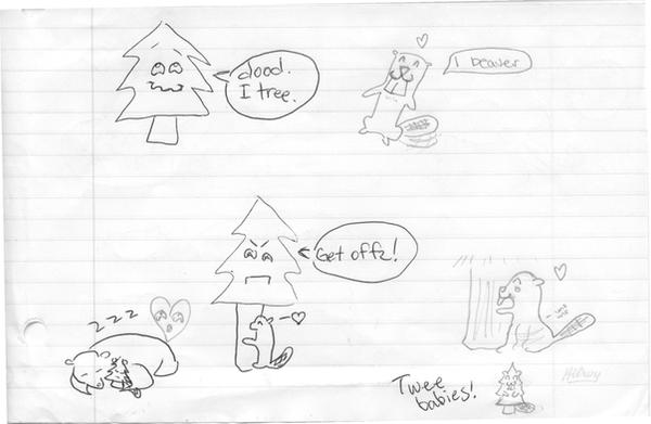 Beaver Comics Tree Tree+Beaver by CapnMagestic on DeviantArt