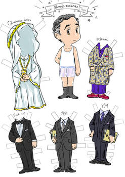 chibi Sir Humphrey's wardrobe