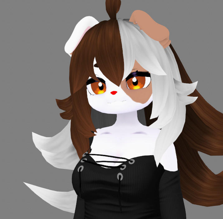 Up close view of Cherry by Cherrythepupper on DeviantArt