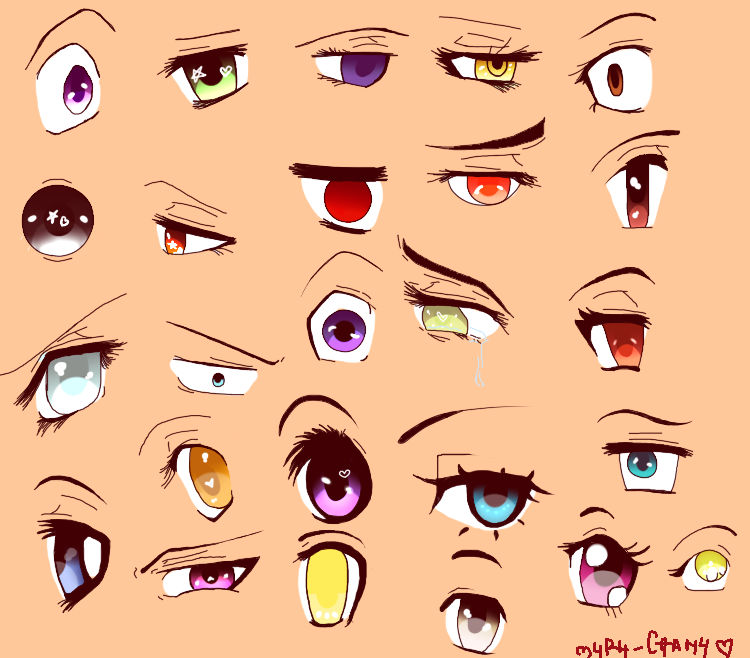 Anime ojos style by marachama on DeviantArt