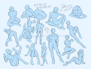 Female poses Reference 2