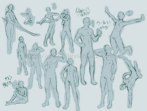 Male poses Reference