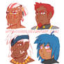 FOTSD Character Heads Color