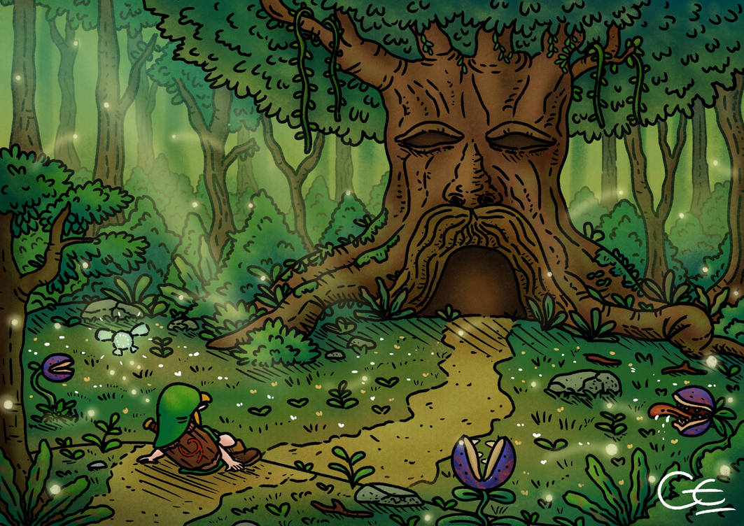 Deku Tree - The legend of zelda, Ocarina of time by GiovannyArce on  DeviantArt