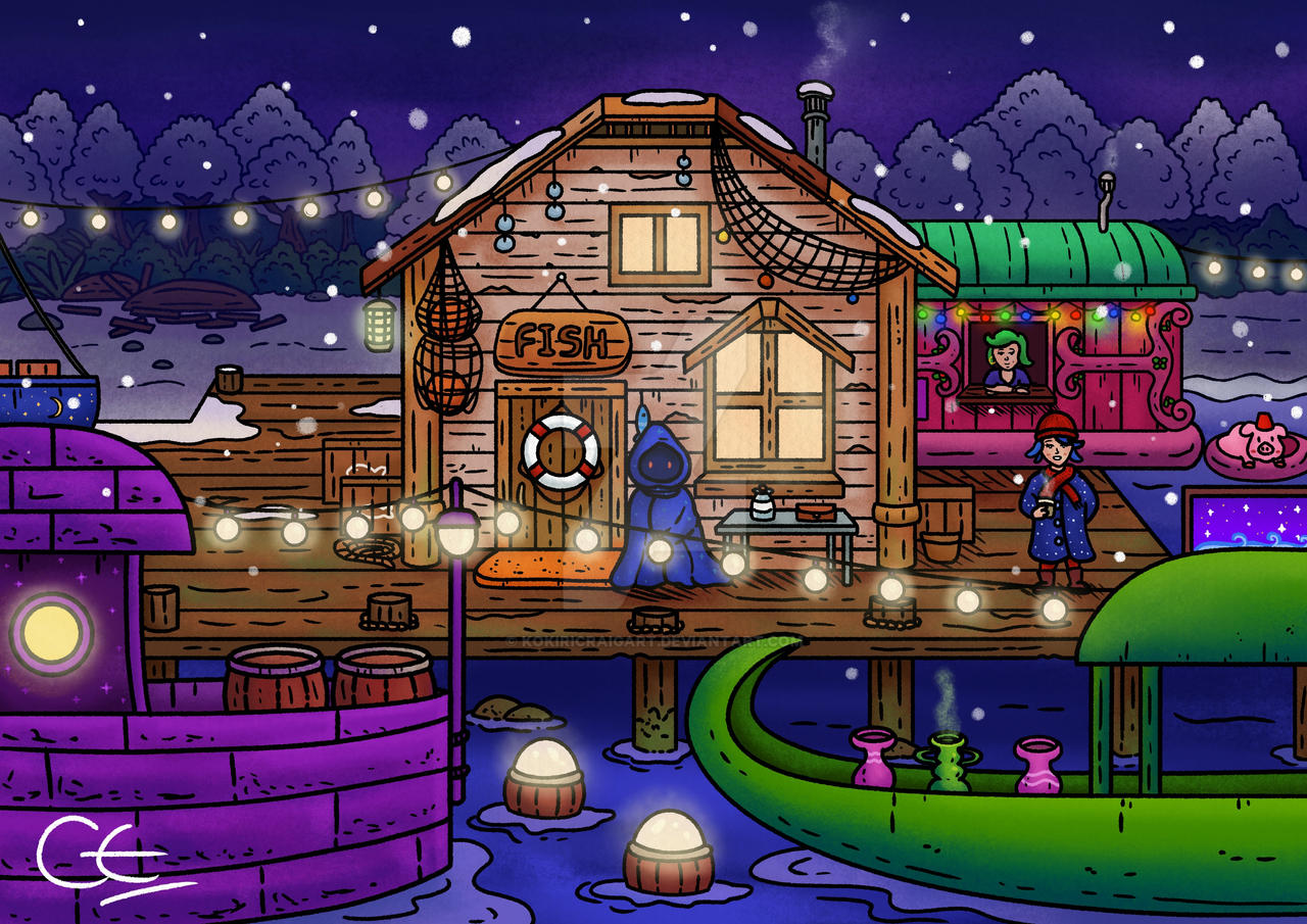 Night Market - Stardew Valley by KokiriCraigArt on DeviantArt