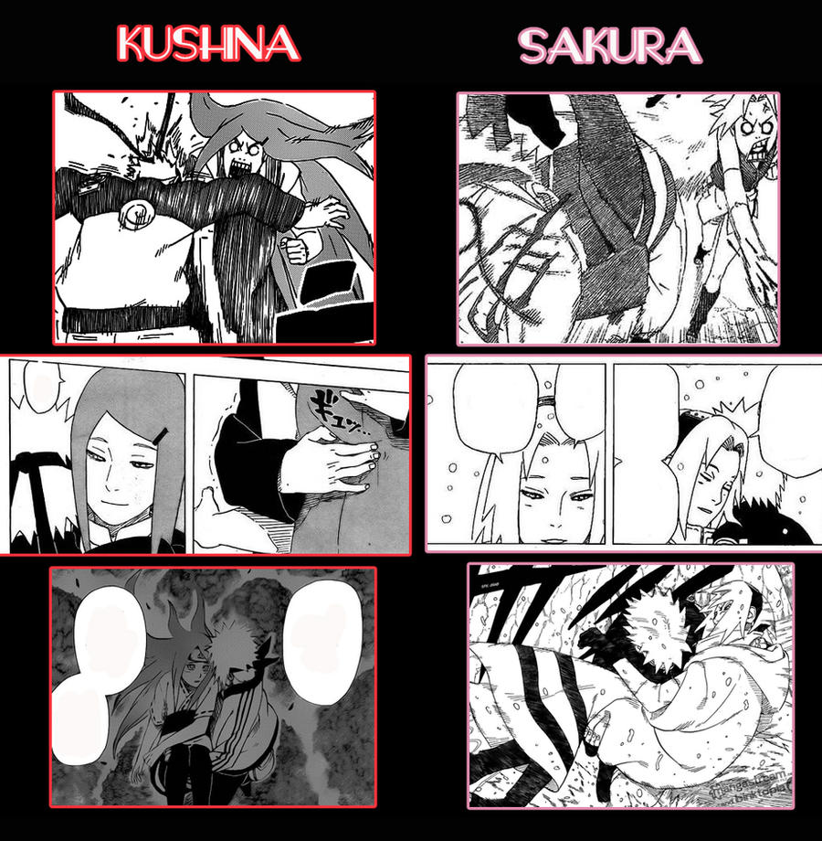 Kushina y Sakura