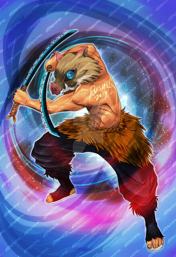 Kimetsu No Yaiba : Inosuke Hashibira by artoframnismal on DeviantArt