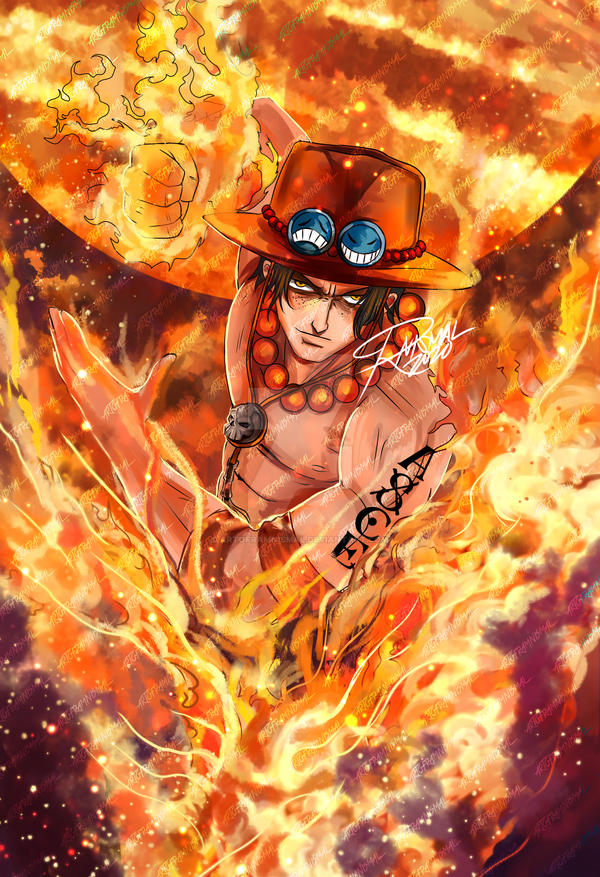One Piece : Portgas D. Ace by artoframnismal on DeviantArt