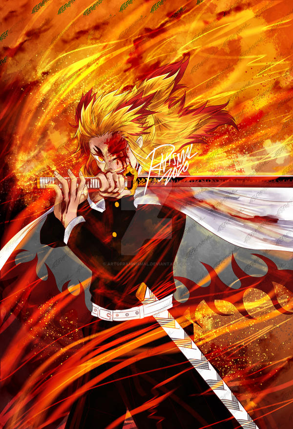 Kimetsu No Yaiba Kyojuro Rengoku By Artoframnismal On Deviantart Kimetsu No Yaiba Kyojuro Rengoku By Artoframnismal On Deviantart