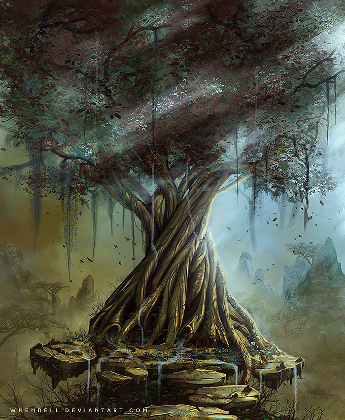 WISE MYSTICAL TREE - PROCESS VIDEO by Blinkence on DeviantArt